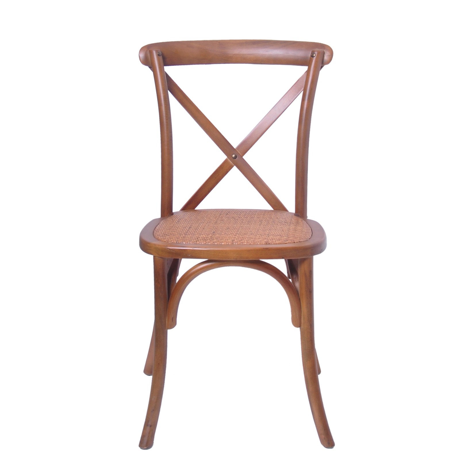 Rustic Sonoma Cross Back Chair With Rattan Seat suppiler.jpg